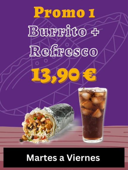 Burrito | Madrid Mex Taquería